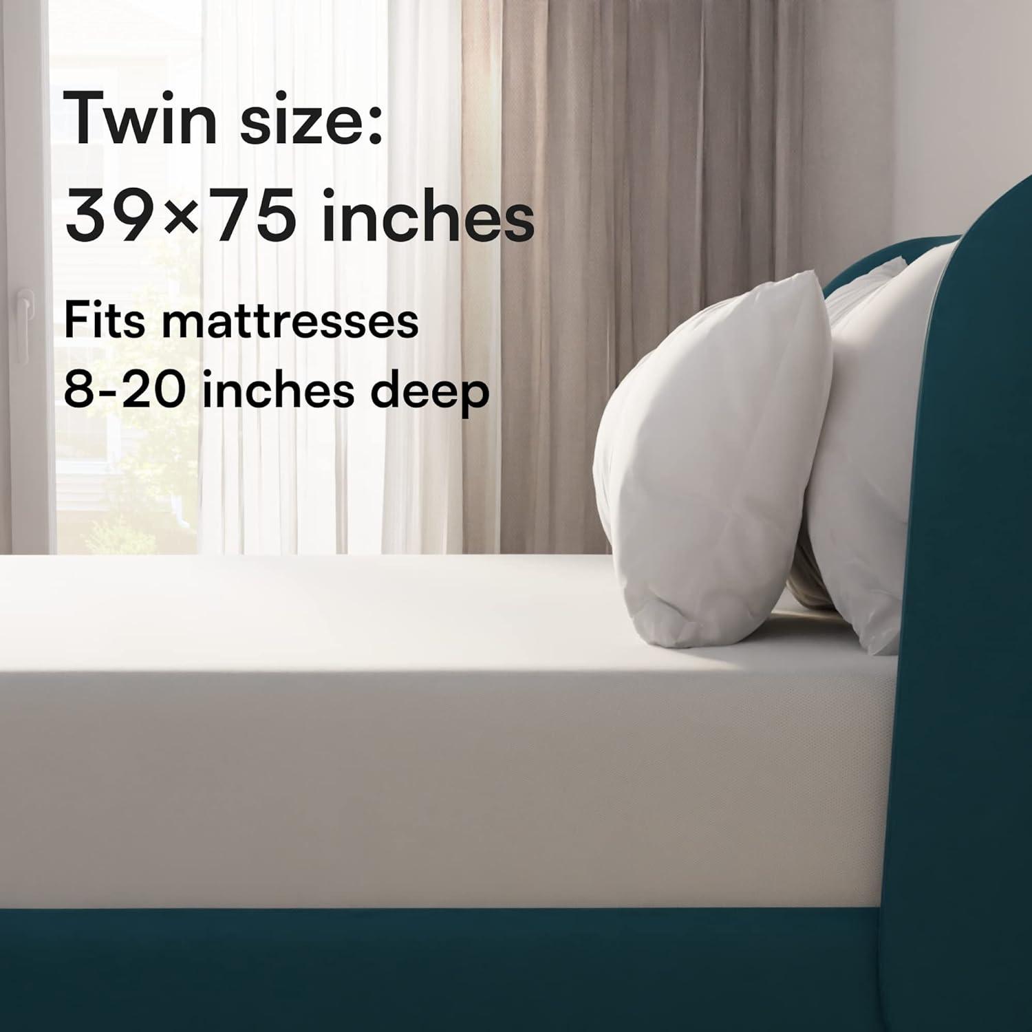 Niagara Sleep Solution Waterproof Mattress Pad Protector Twin 39x75