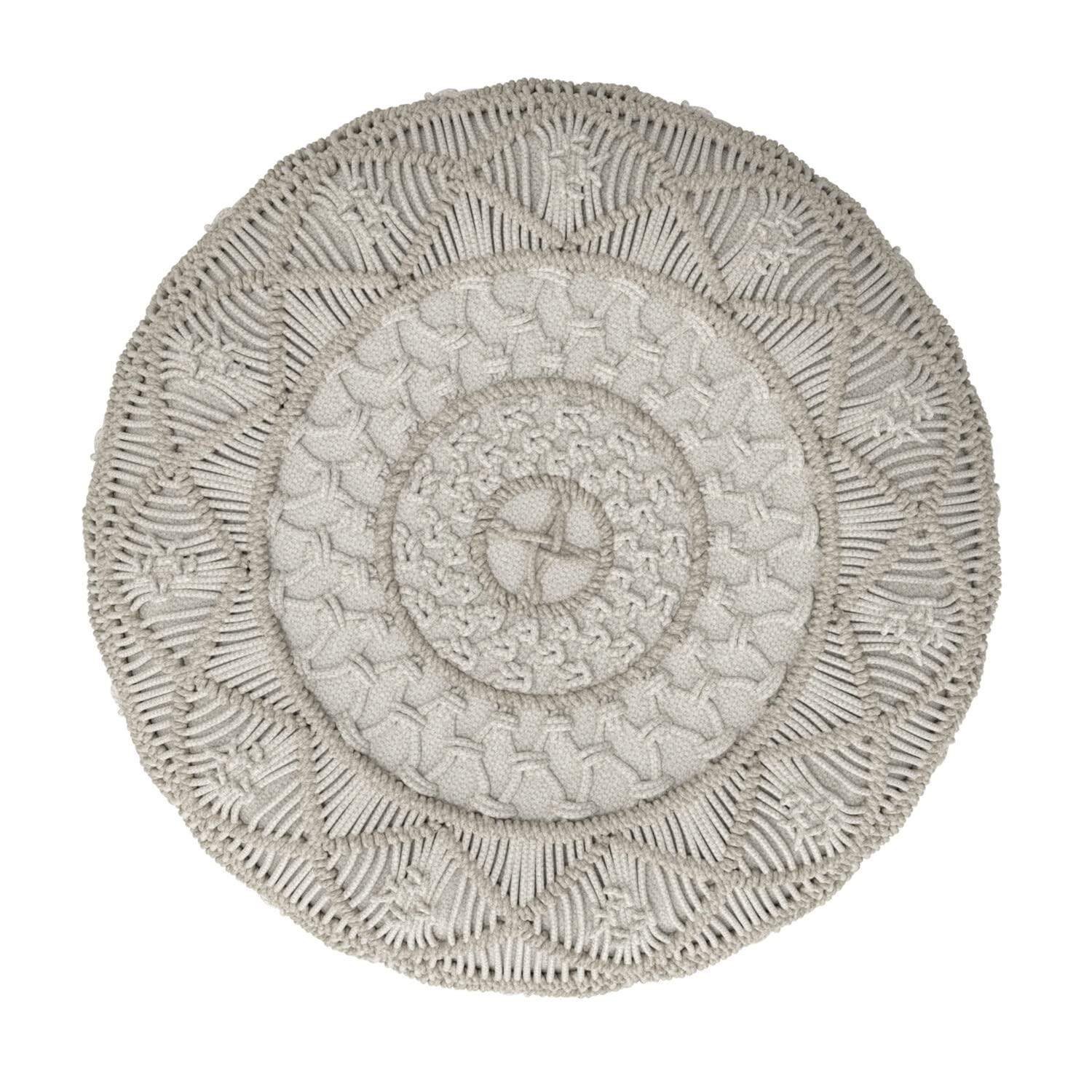 Simpli Home Coates Upholstered Pouf