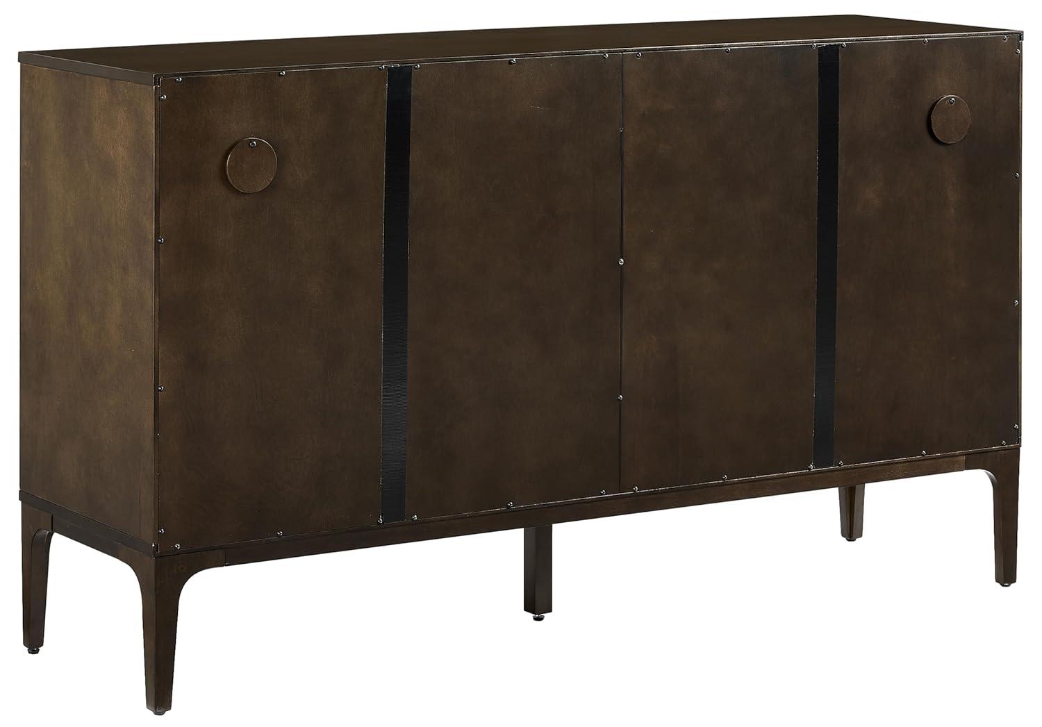 Crosley 54" Asher Sideboard Dark Brown