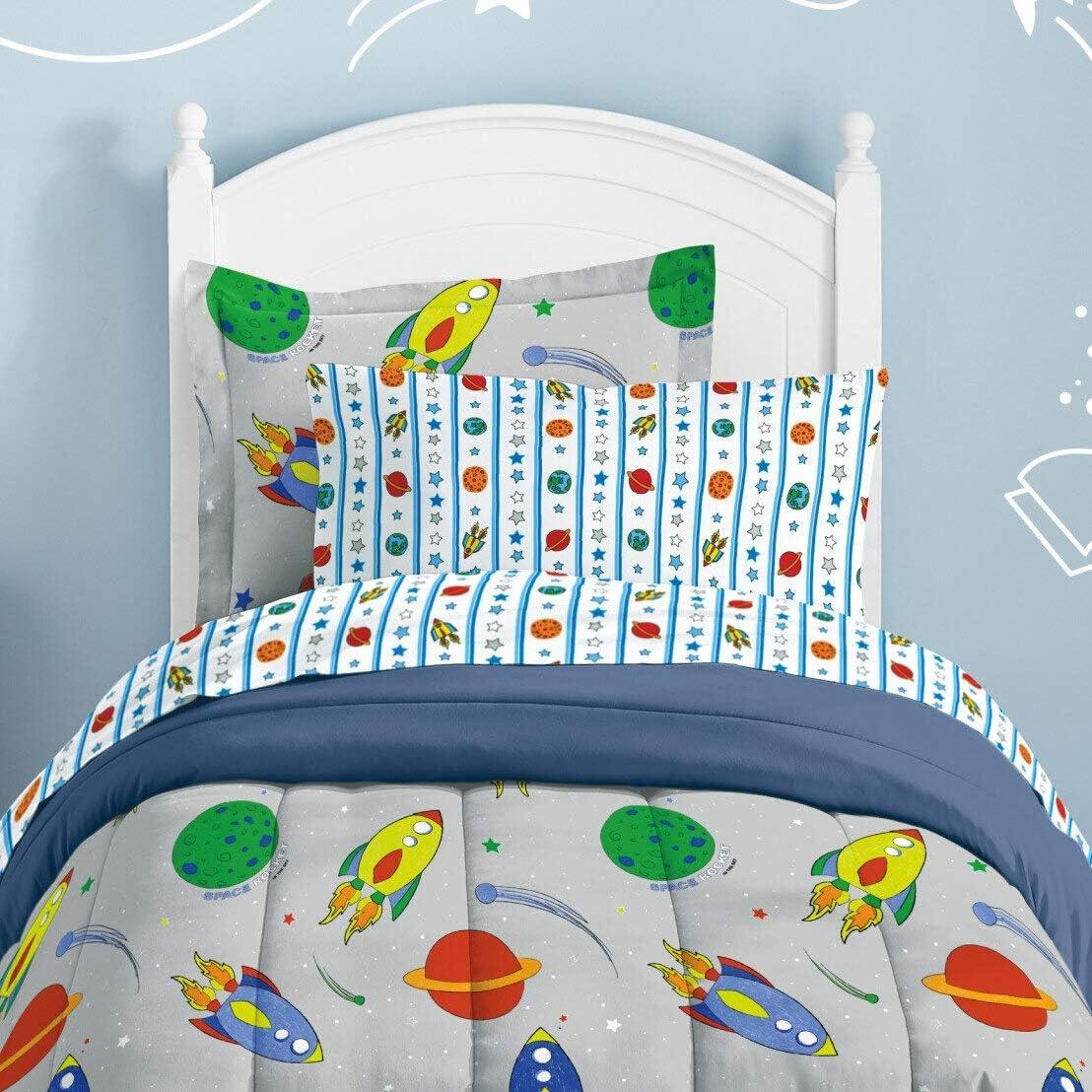 Space Rocket 5 - Piece Comforter Set