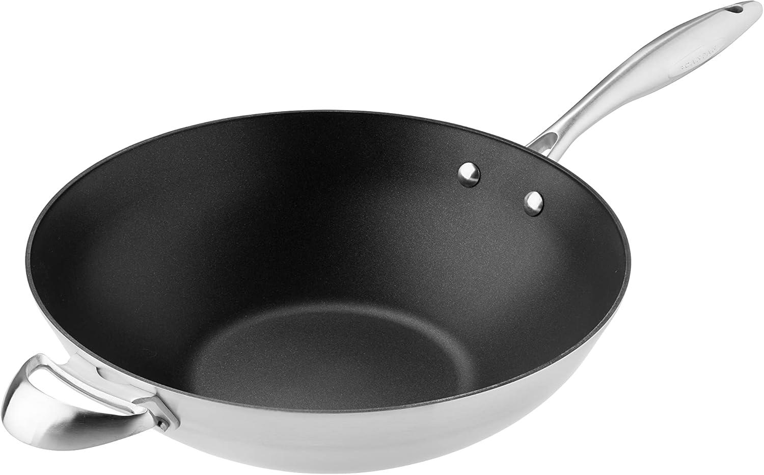 Scanpan CTX 12.5 Inch Stainless Steel Nonstick Wok