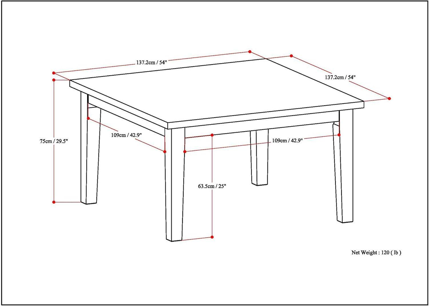 Armelia Solid Wood Dining Table