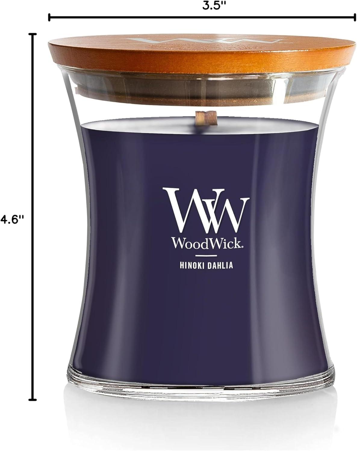 WoodWick - Medium Crackling Candle - Hinoki Dahlia