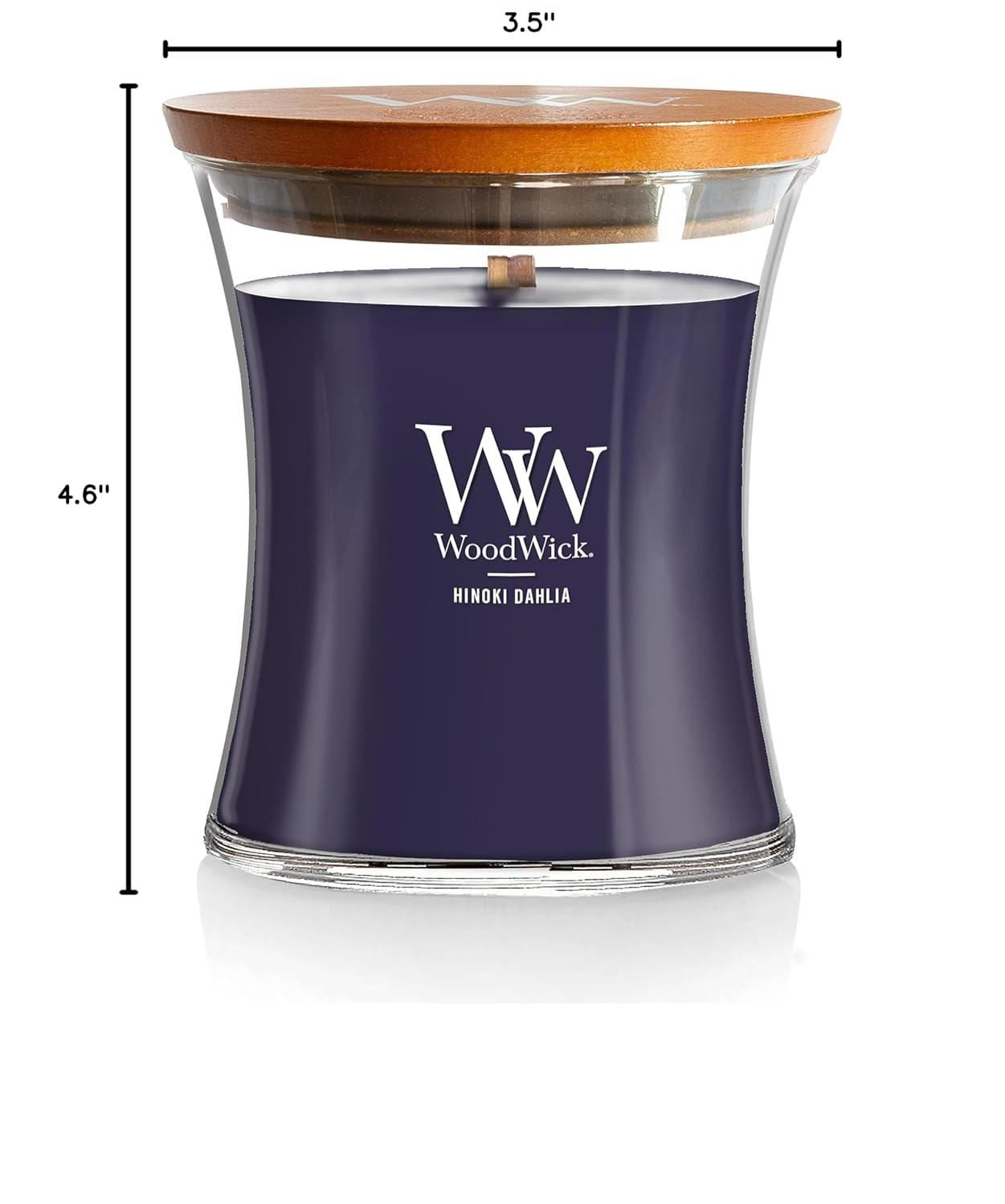 WoodWick - Medium Crackling Candle - Hinoki Dahlia