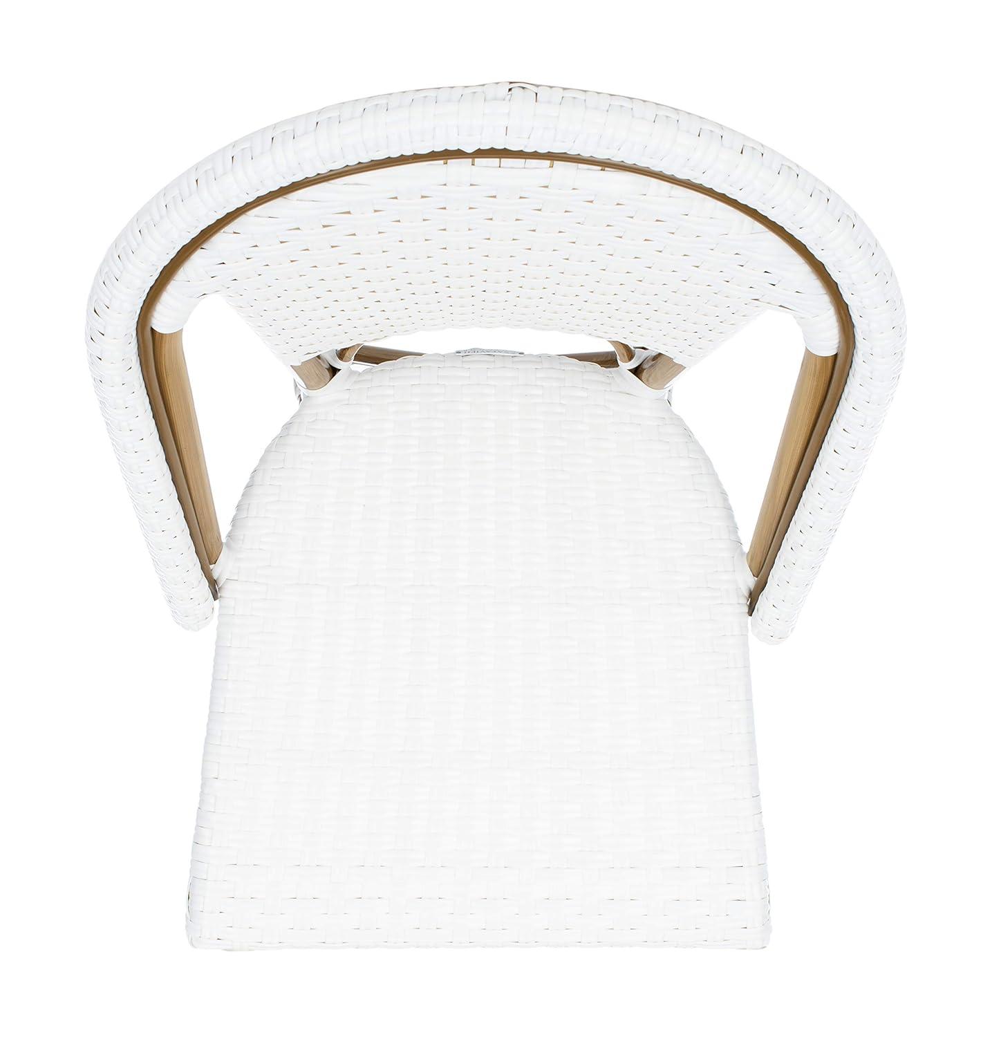 Salcha Side Chair (Set Of 2) - Indoor/Outdoor - FOX5210 - White - Safavieh