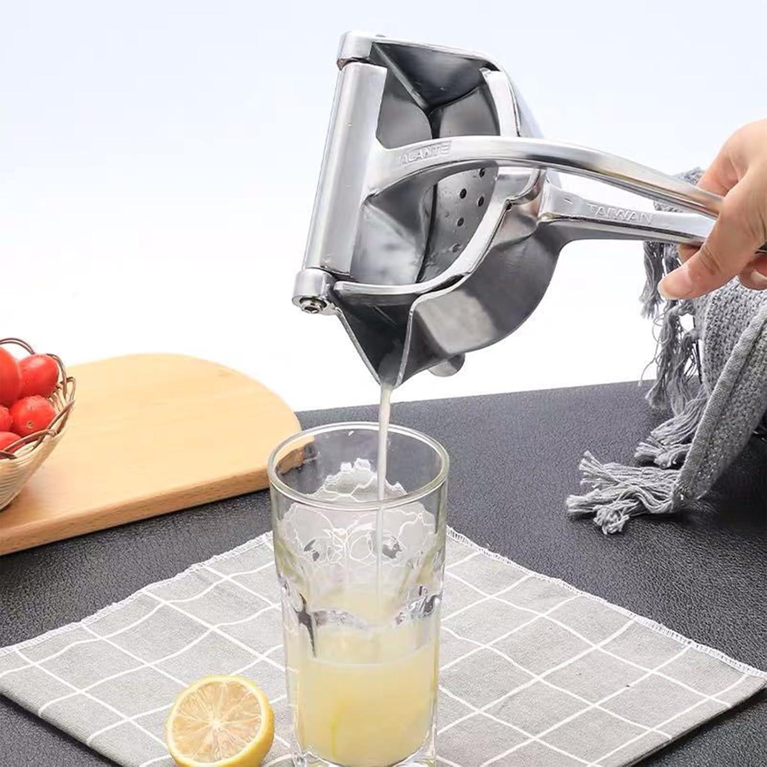 Heavy Duty Silver Stainless Steel Manual Citrus Juicer