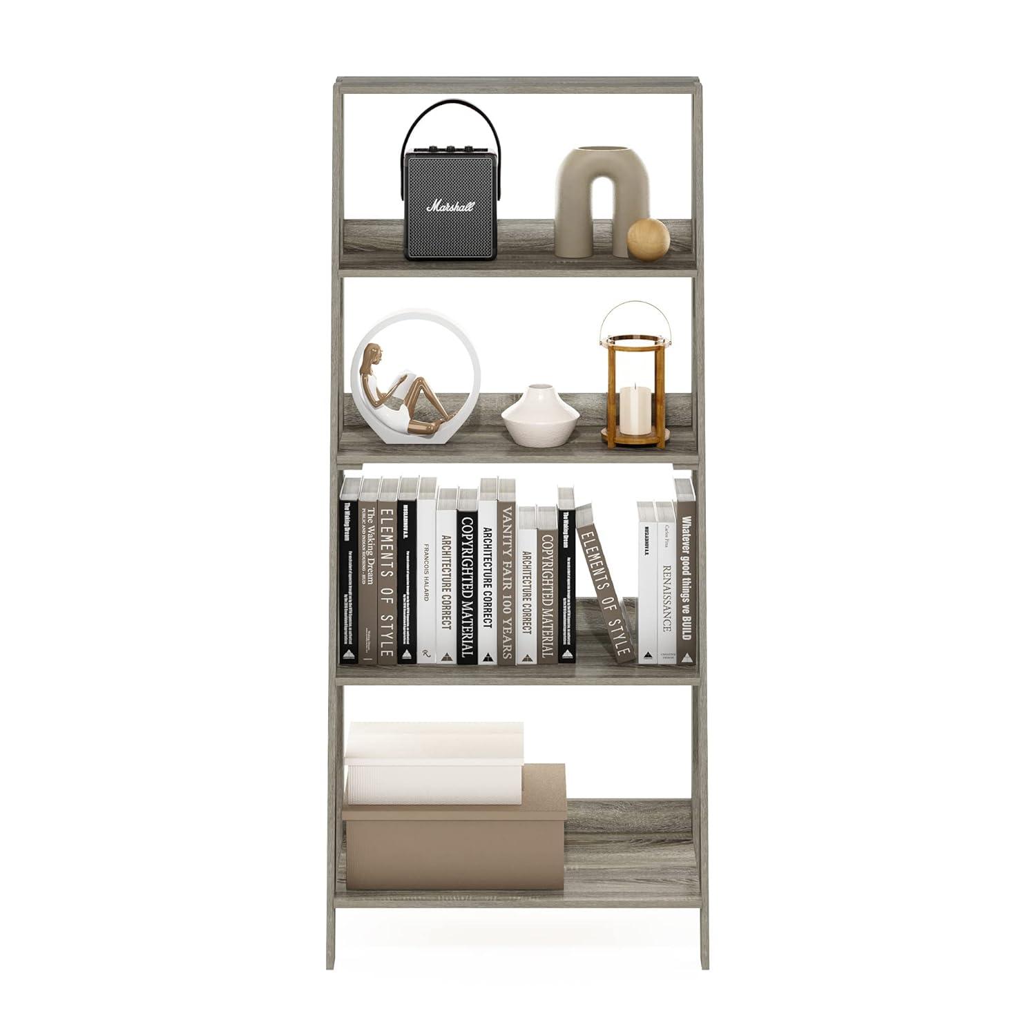 AKLOV 5-Tier Ladder Bookcase Display Shelf