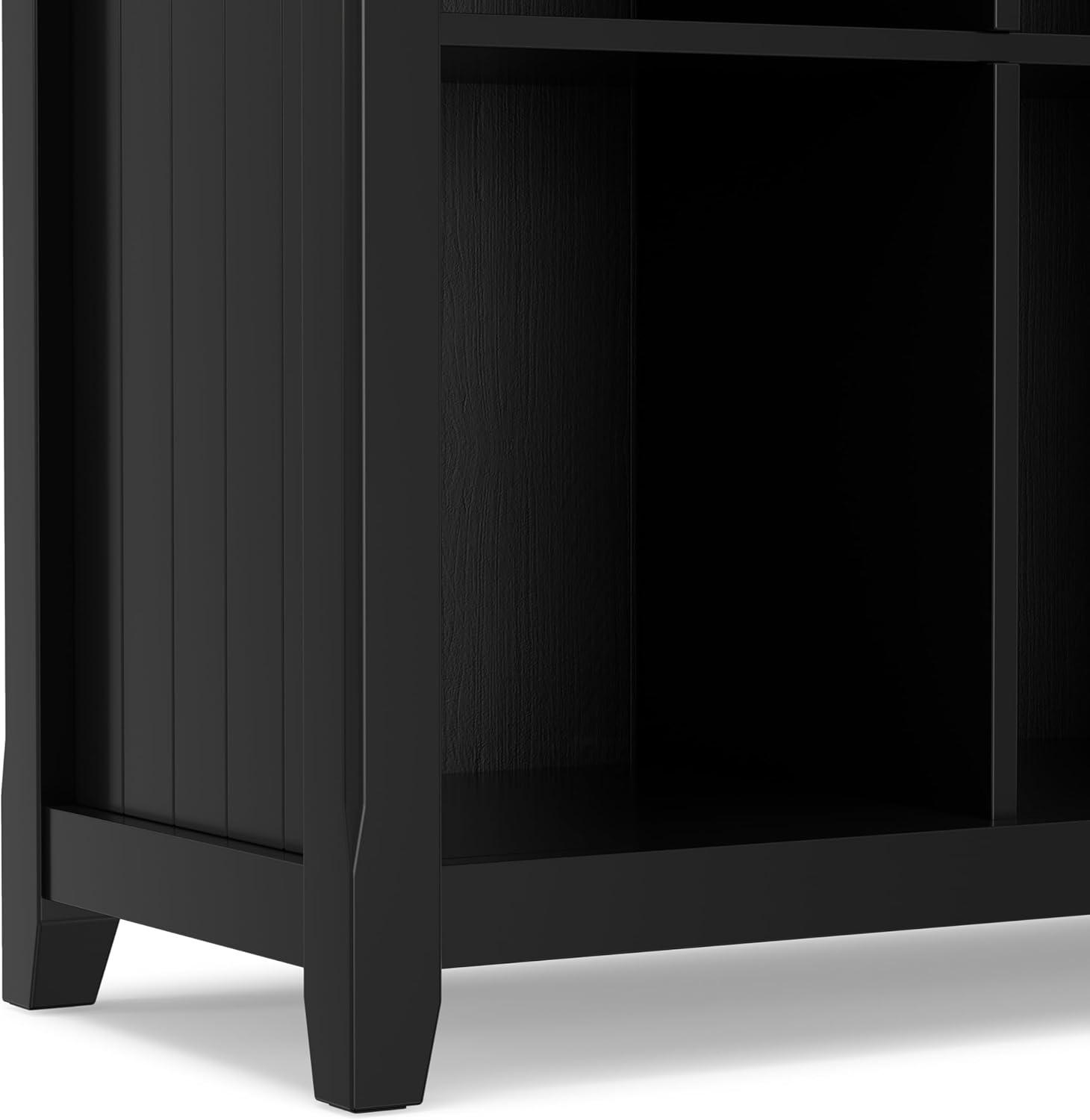 Simpli Home Acadian 57"W Solid Wood Storage Console Table