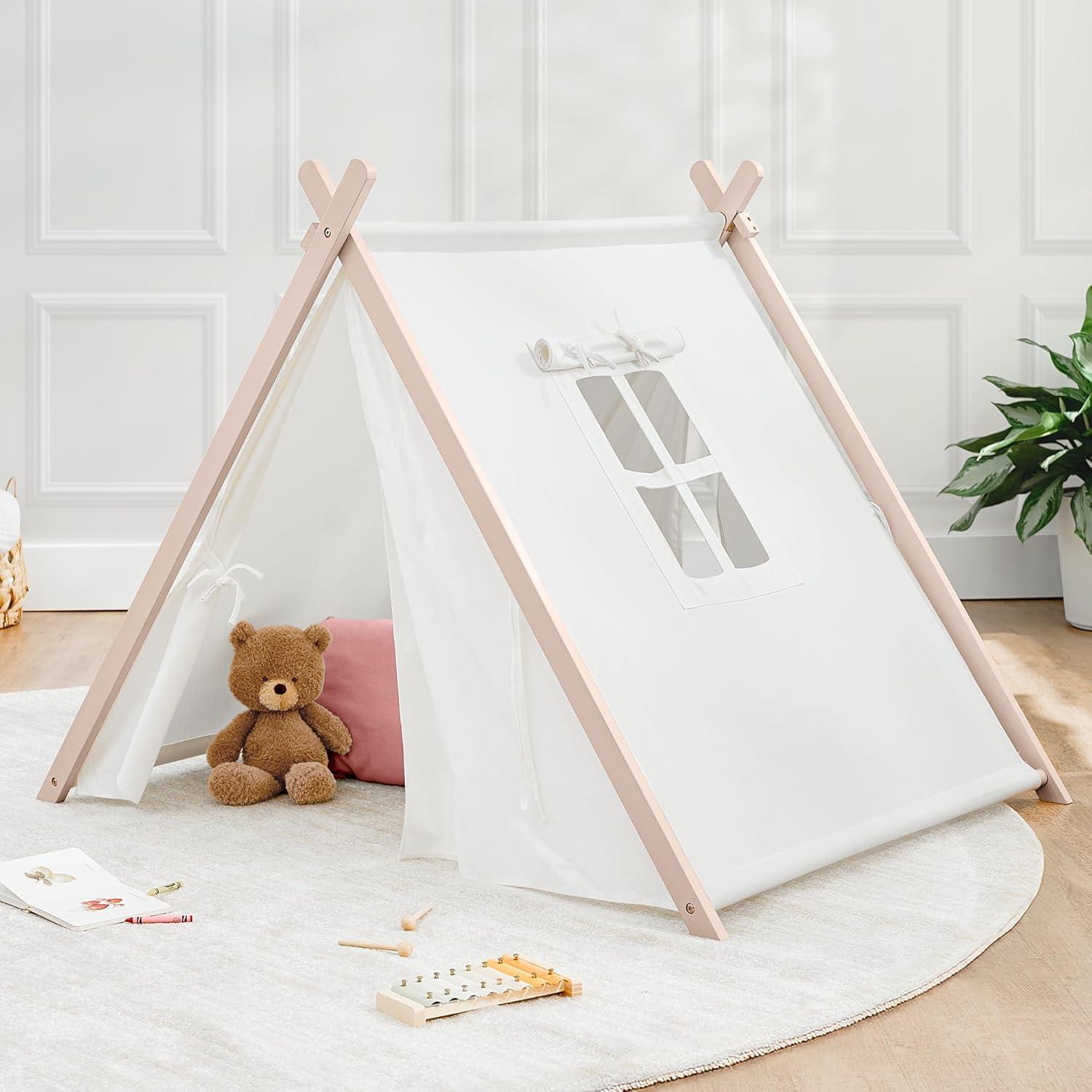Comfy Cubs Kids Play Tent - Spacious & Stylish Kids Tent Made with 100% Breathable Cotton Canvas  By Comfy Cubs