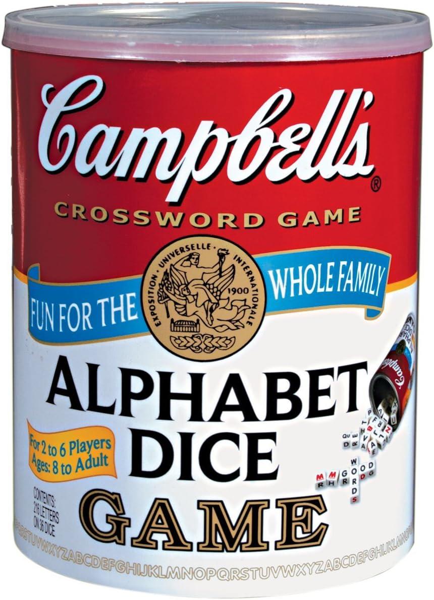 TDC Games Campbell's Alphabet Dice Word Game