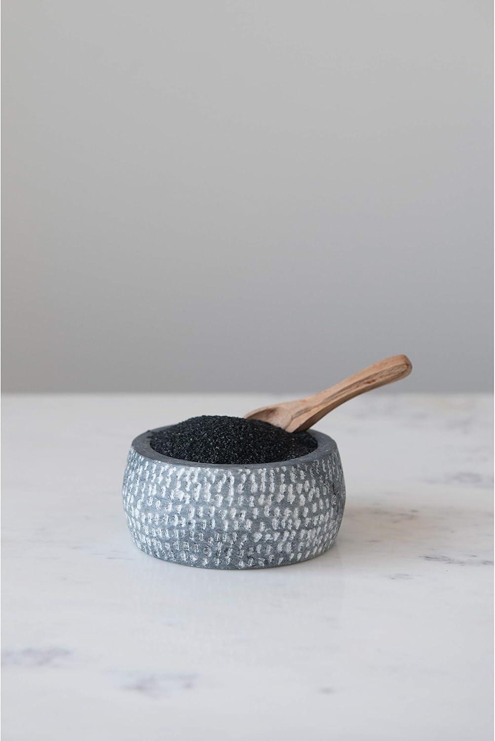 The Grey Antler Grayson Granite Bowl With Wooden Spoon