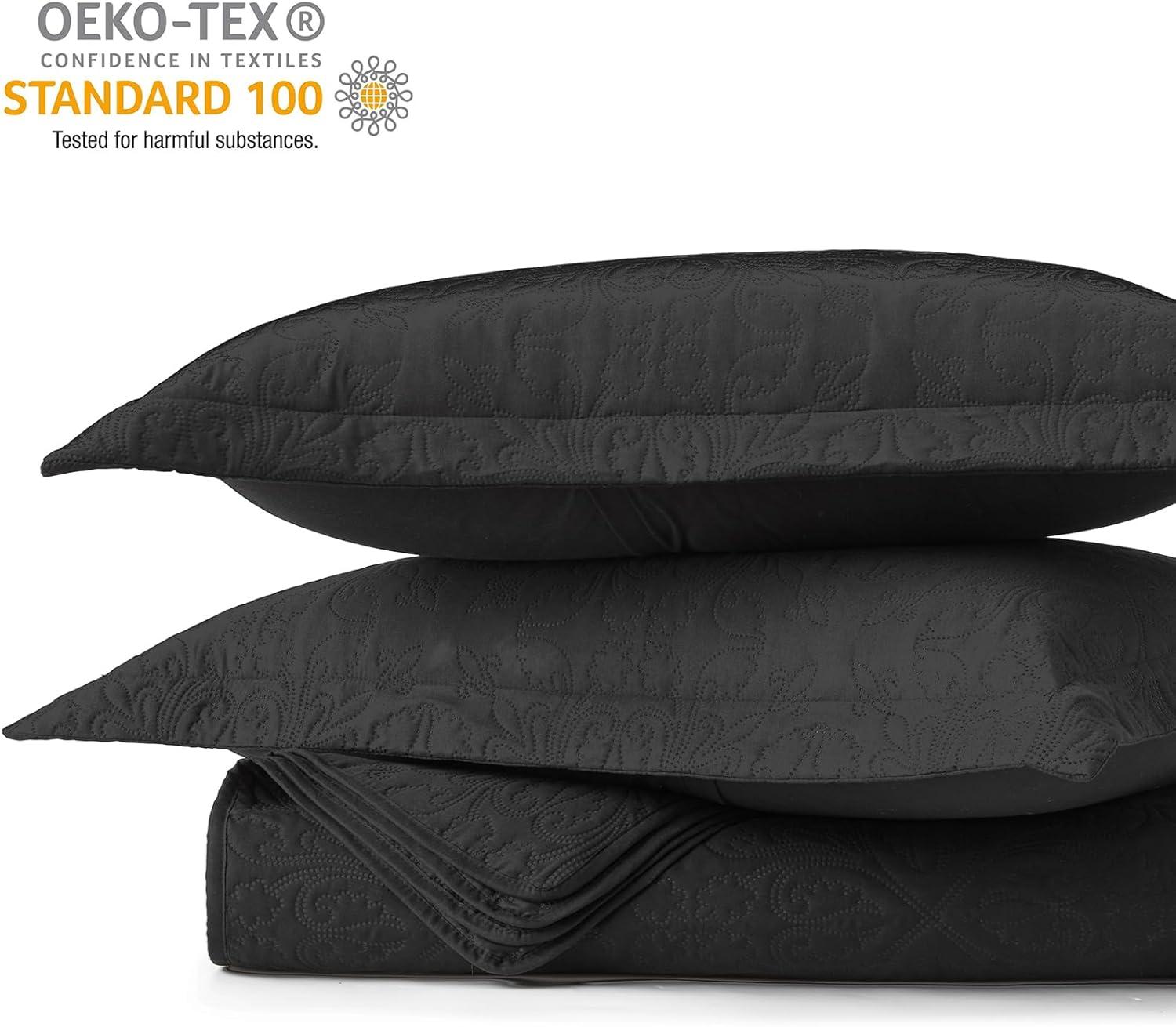 Antora Microfiber Modern & Contemporary Coverlet / Bedspread Quilt Set