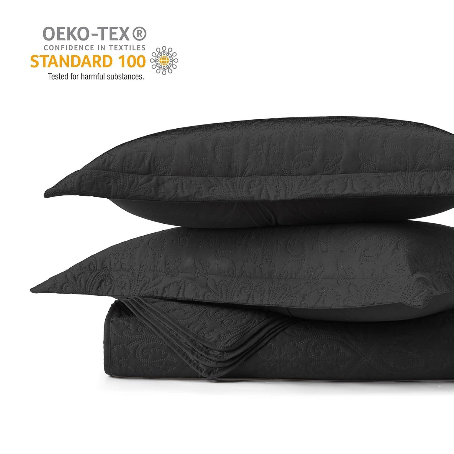Becky Cameron Antora Microfiber Modern & Contemporary Coverlet / Bedspread Quilt Set