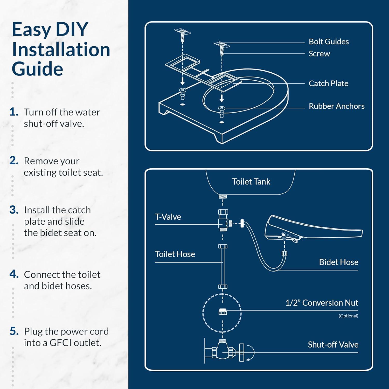 Bio Bidet DIB Special Edition Warming Bidet Seat Elongated