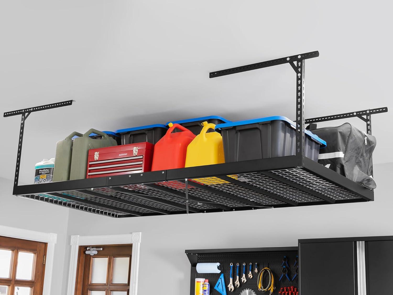 NewAge Products VersaRac Pro 4 ft. x 8 ft. Adjustable Overhead Storage Rack