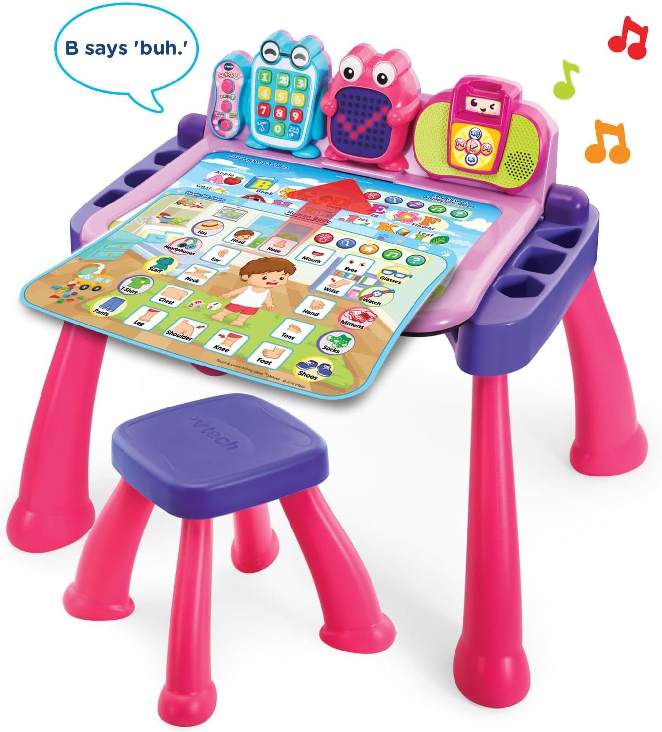 VTech® Touch & Learn Activity Desk™ Deluxe - Pink With Stool