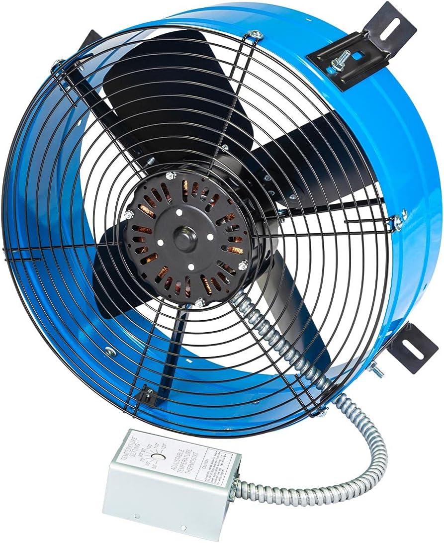 Maxx Air Professional Grade Gable Mount | Power Attic Ventilator, 2.6-Amp 60-Hz Motor and 14-Inch Blade | Quiet Home Attic Fan 1300 CFM | 1,850 SQ. FT. (Red)