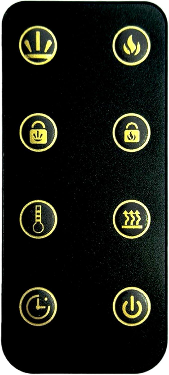 Cambridge Cambridge Wall Mount Electric Fireplace Heater with Remote Control for Indoor Use in Living Room, Bedroom, Home Office