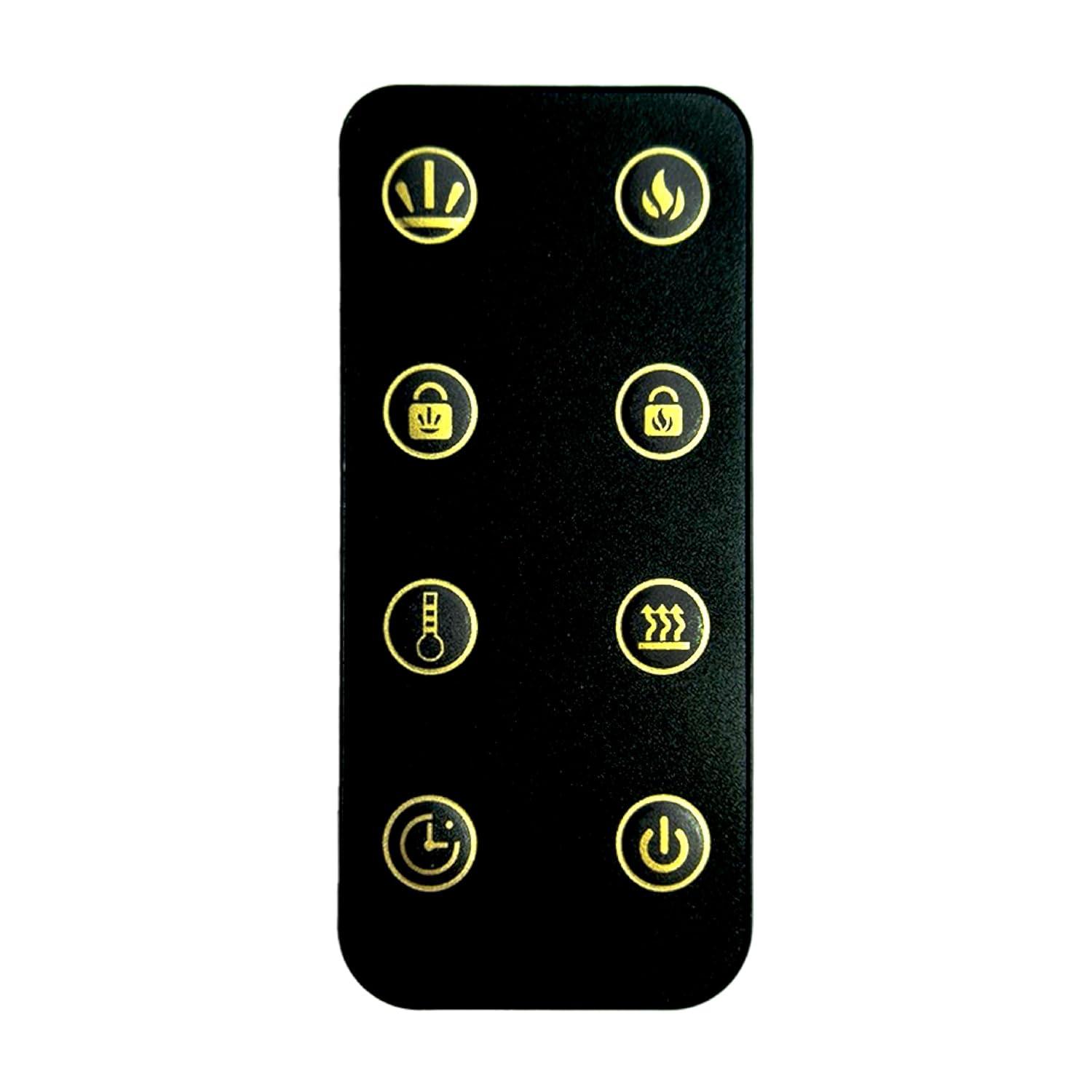 Cambridge Cambridge Wall Mount Electric Fireplace Heater with Remote Control for Indoor Use in Living Room, Bedroom, Home Office