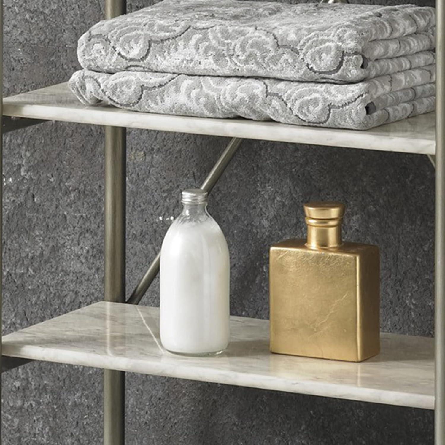 Homestyles Orleans Stainless Steel Six Tier Shelf in Gray