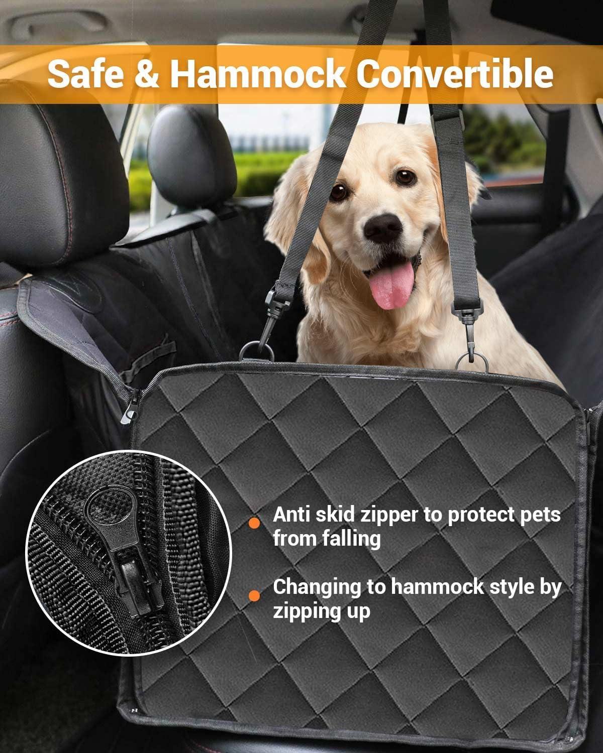 HomLux Dog Car Seat Cover For Back Seat