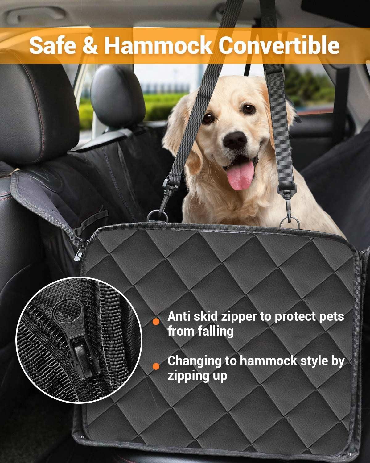 HomLux Dog Car Seat Cover For Back Seat