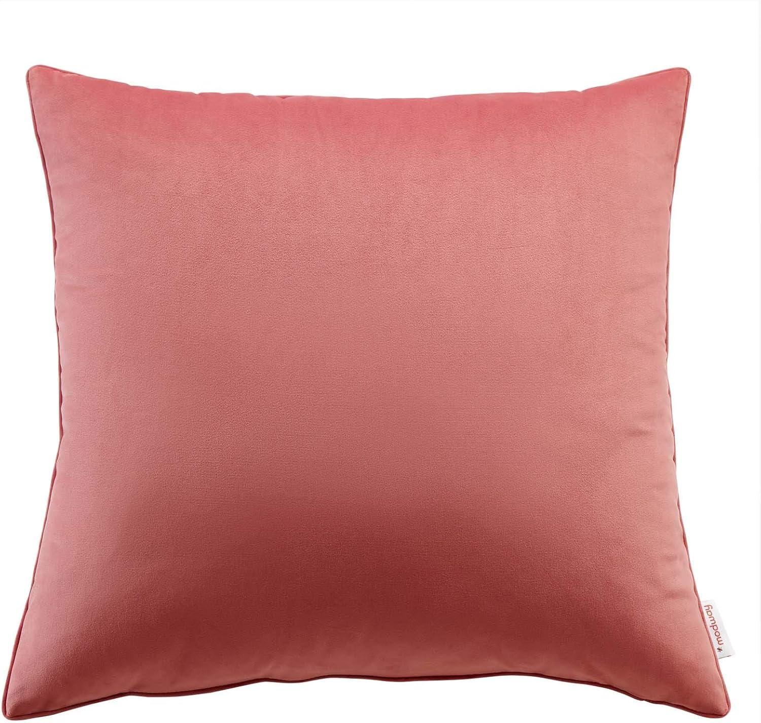 Enhance Performance Velvet Throw Pillow by Modway