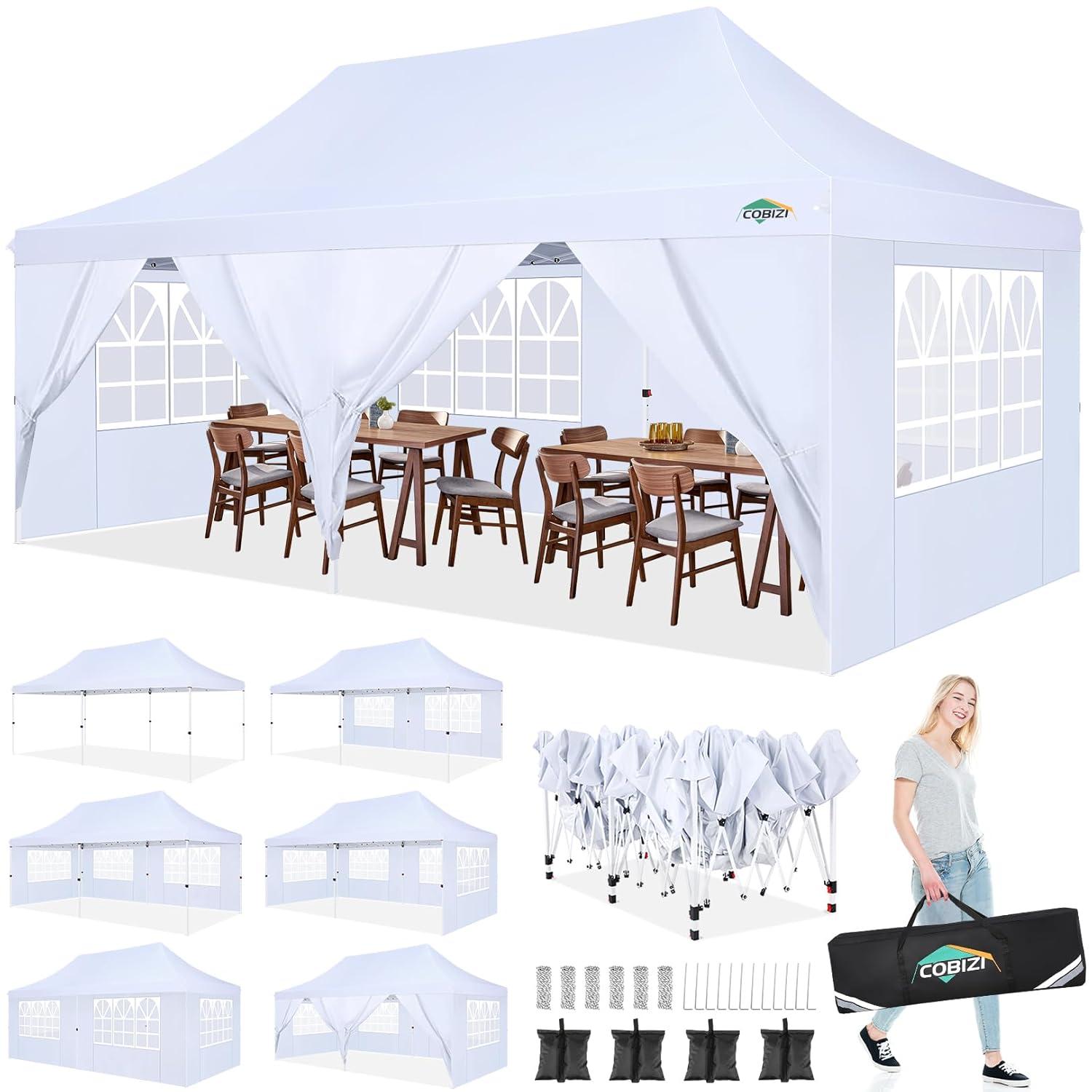 COBIZI 3 Piece Luggage Sets with Wheels, Hardshell Large Suitcases with TSA Lock Hardside & Lightweight 3-Piece Hardshell Luggage Sets for Travel 20in 24in 28in(Black)