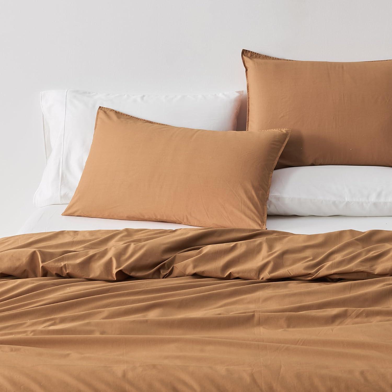 Canyon King/California King Organic Cotton Percale Duvet Set