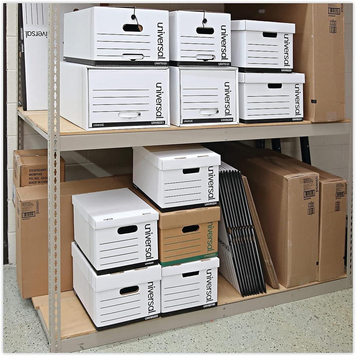 Extra-Strength Storage Box with Lid, 12/Carton