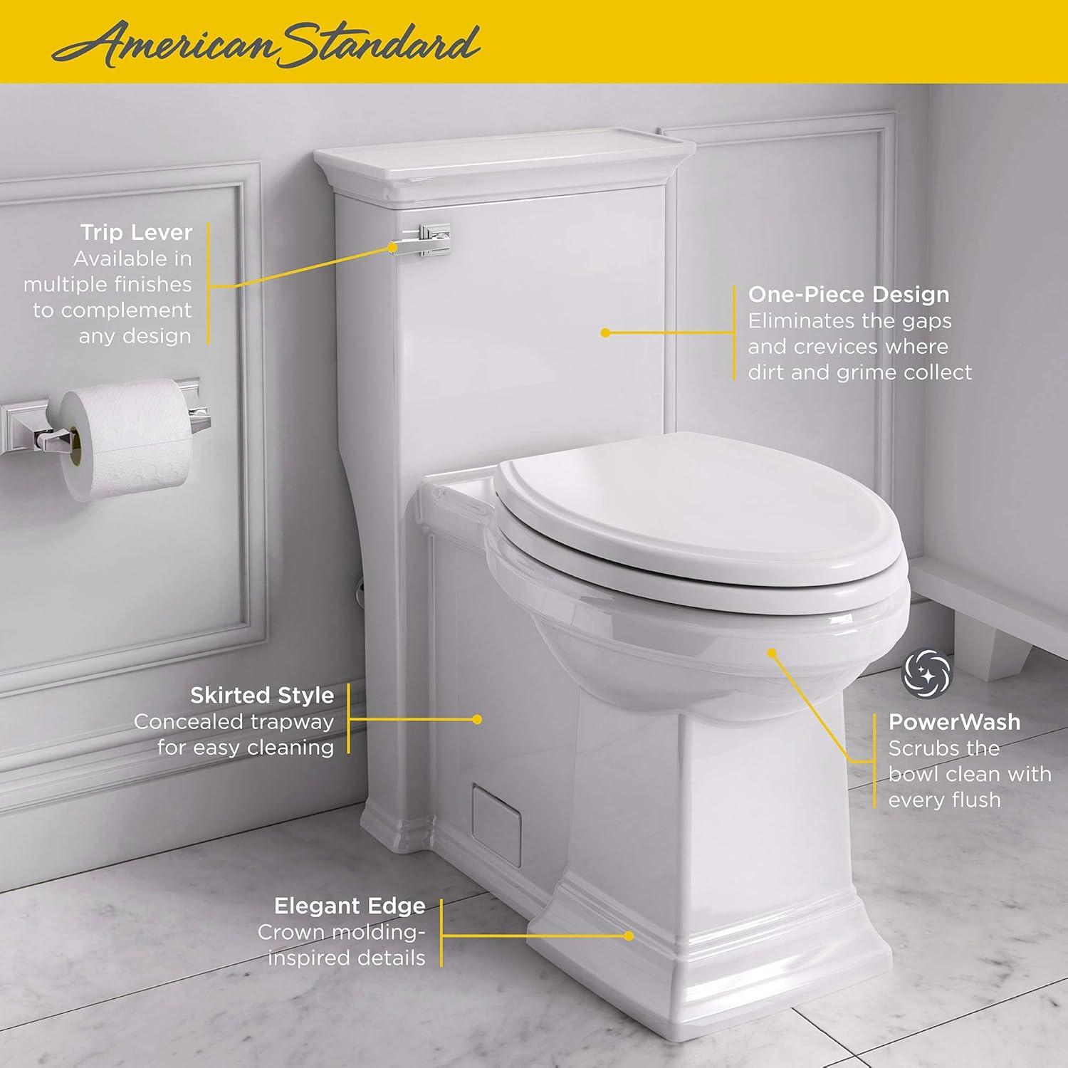 American Standard Town Square S 1.28 Gallons GPF Elongated Floor Mounted Kit (Seat Included)