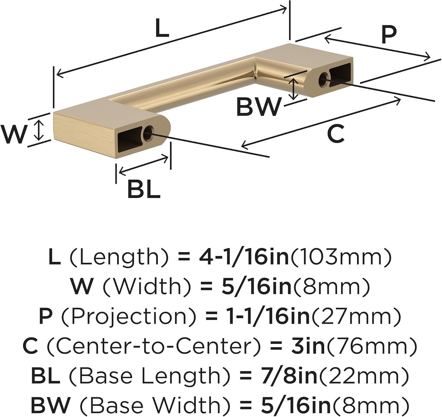 3" Center Handle Pull Multipack