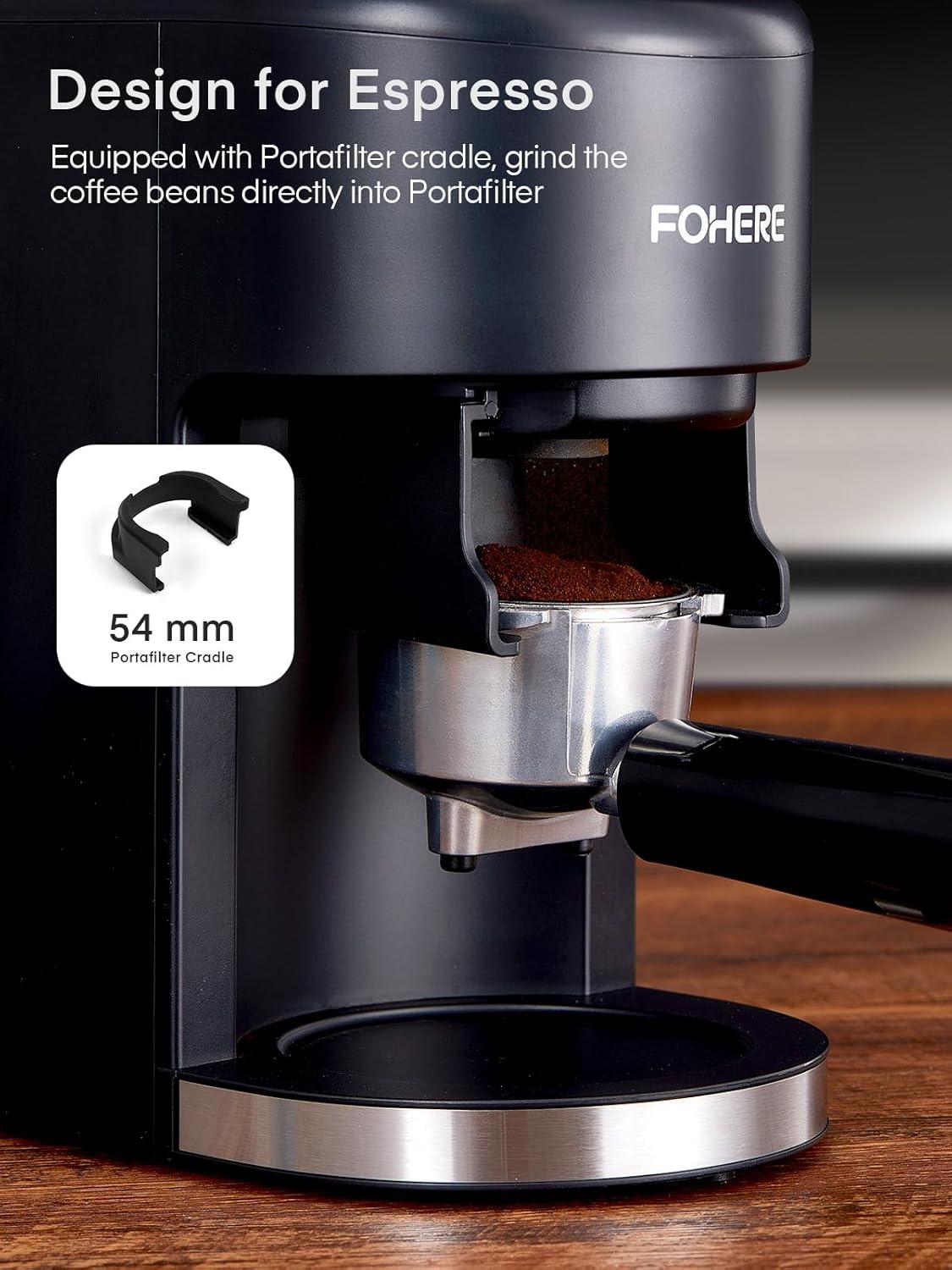 Conical Burr Coffee Grinder, 35 Precision Grinding Settings, 2-12 Cup Timer, Anti-Static for Home Use/Pour Over/French Press Coffee