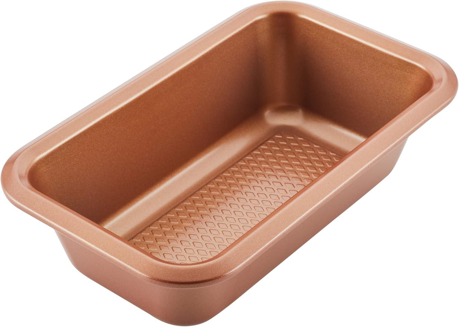 Ayesha Curry Ayesha Curry Bakeware Nonstick Cookie Pan, Loaf Pan, And Cake Pan Set, 7-Piece, Copper