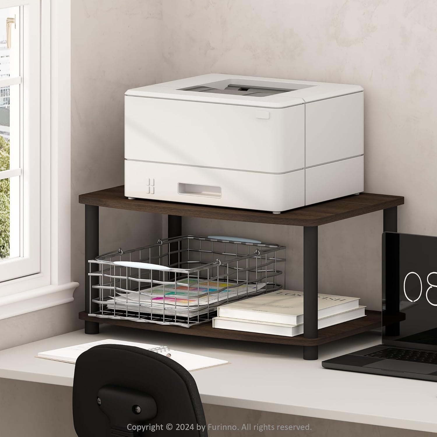 Furinno Turn-N-Tube 11'' H x 24'' W Printer Stand