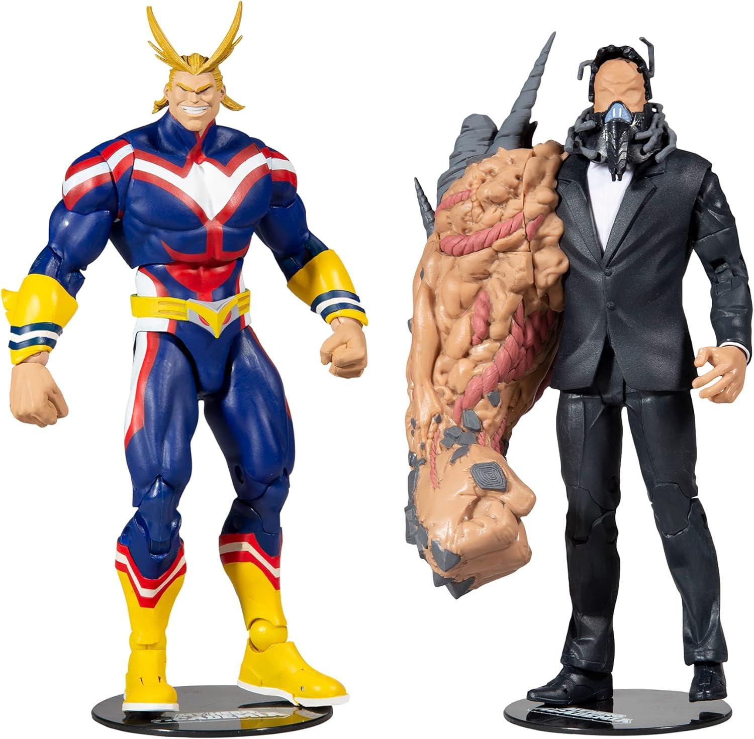 McFarlane Toys My Hero Academia All Might vs. All For One 2-Pack - 7 inch Collectible Action Figures