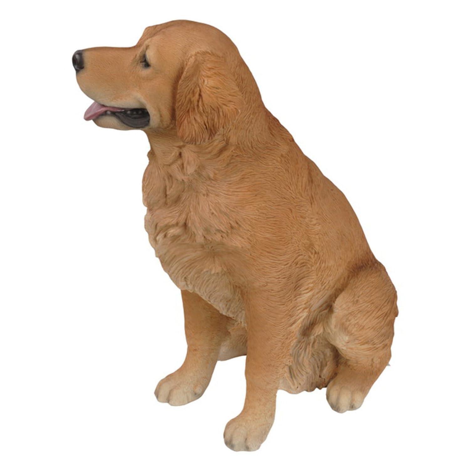 Hi-Line Gift Ltd. Sitting Dog Golden Retriever Statue