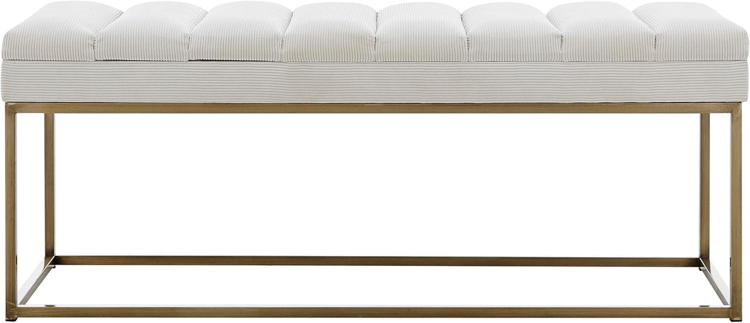 Everly Quinn Georgenia Polyester Upholstered Bench