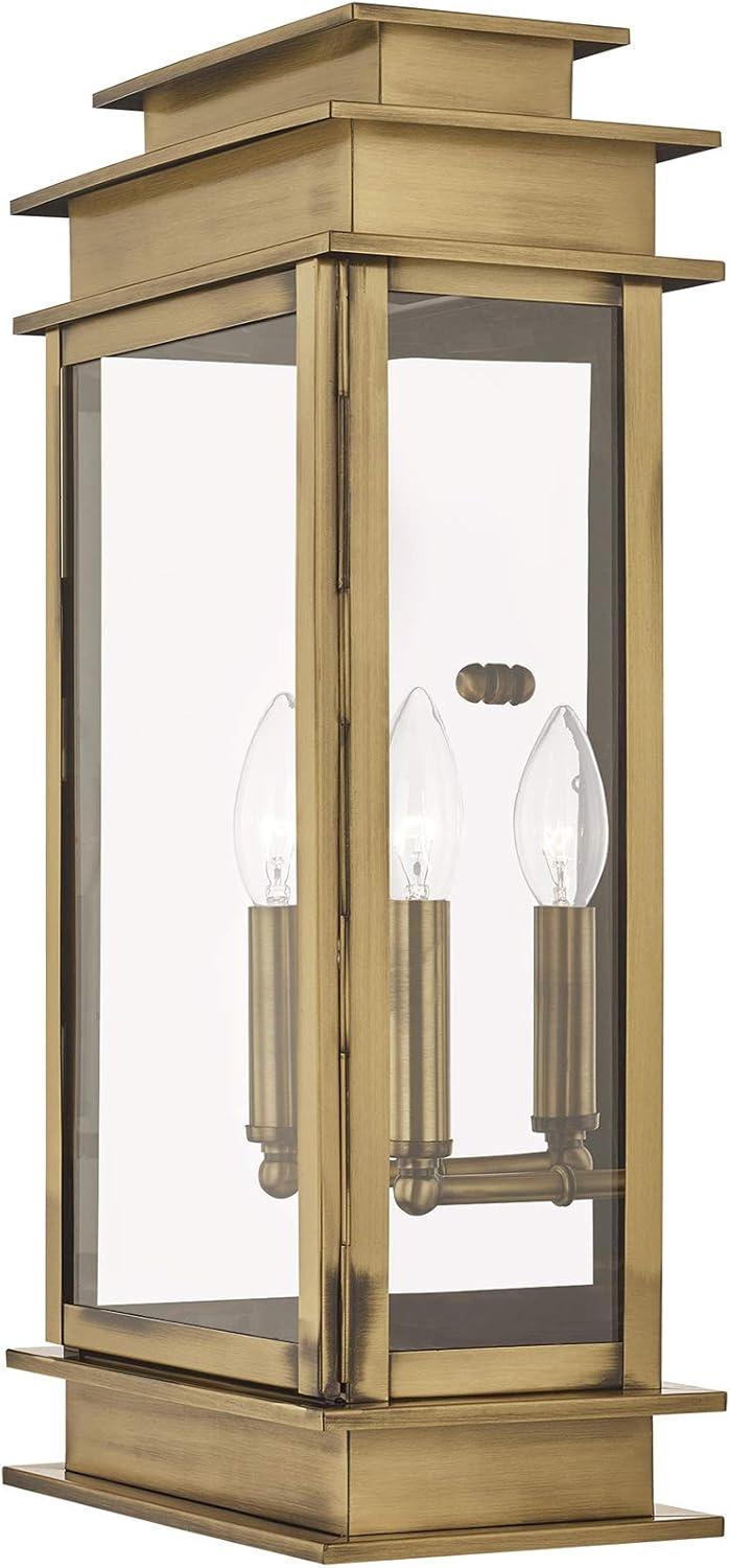Livex Lighting Princeton 2 - Light Wall Light in  Antique Brass