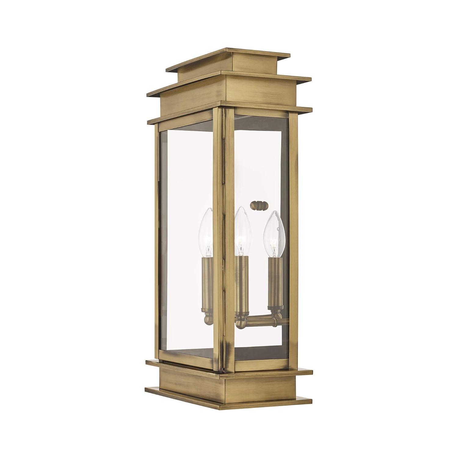 Livex Lighting Princeton 2 - Light Wall Light in  Antique Brass