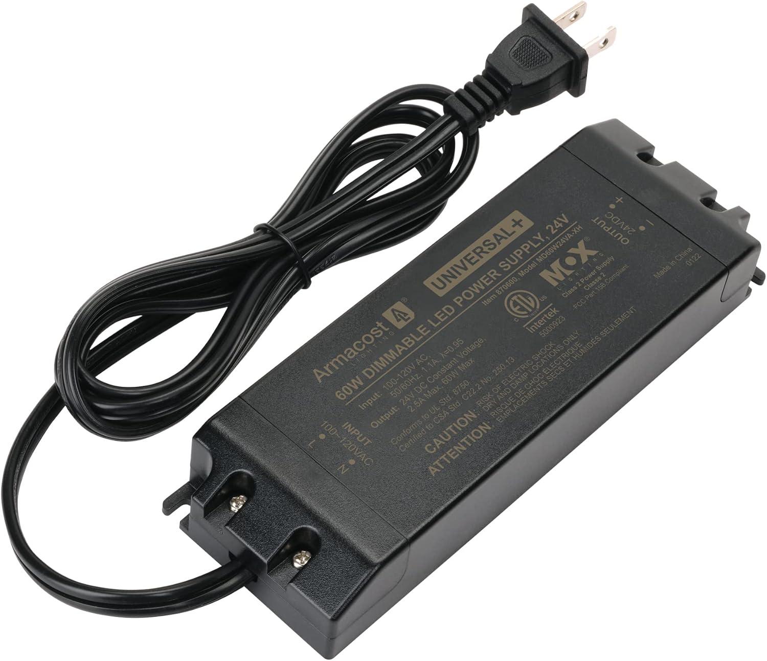Universal+ Dimmable LED Driver 24V DC, Electronic Transformer