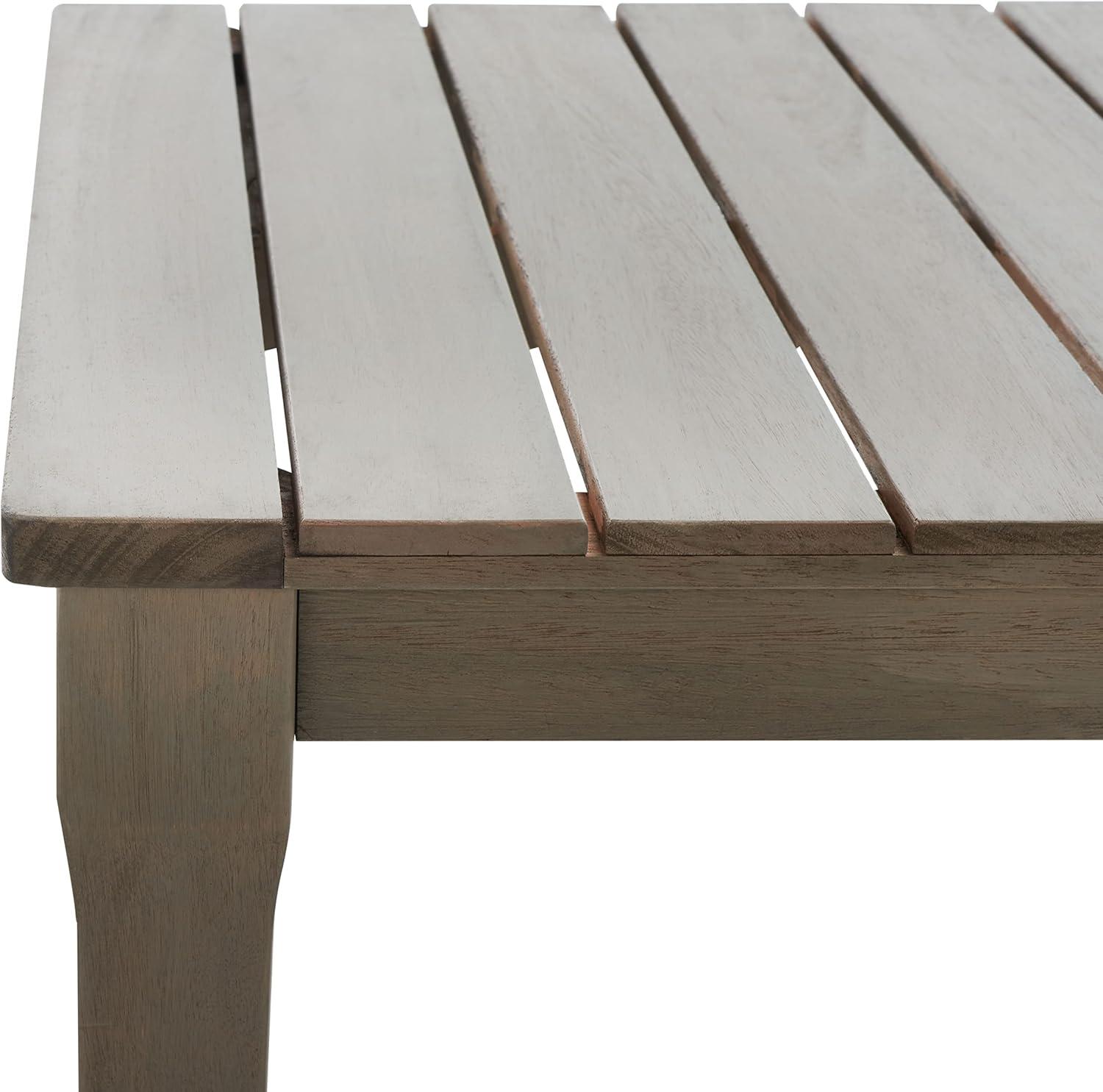 SAFAVIEH Couture Martinique Modern Wood Coffee Table, Light Grey