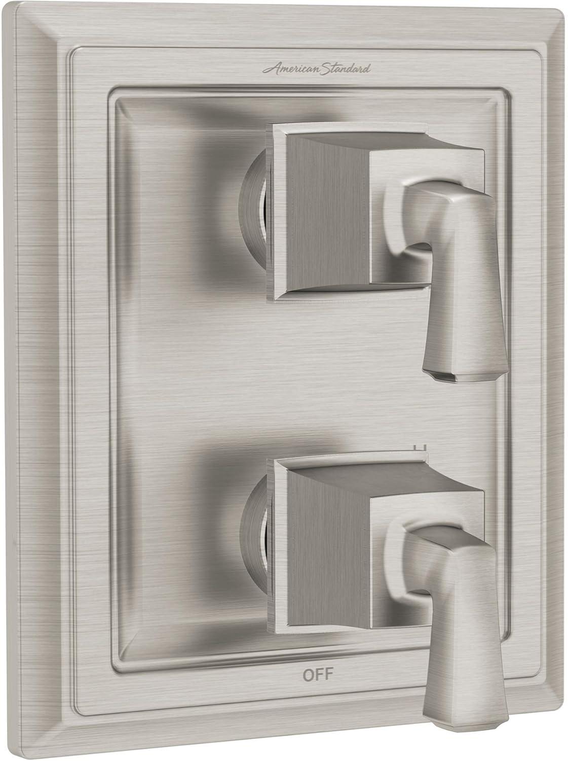 Brushed Nickel 2-Handle Integrated Shower Diverter Trim