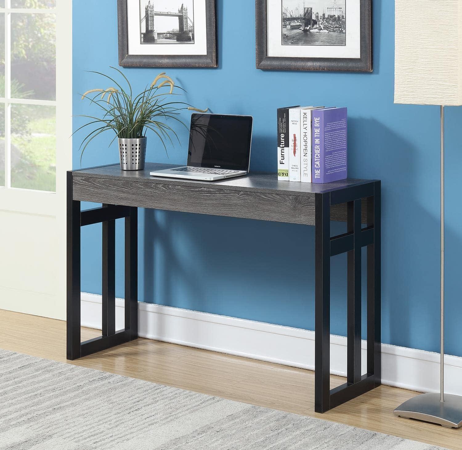 Convenience Concepts Monterey Console Table, Weathered Gray/Black