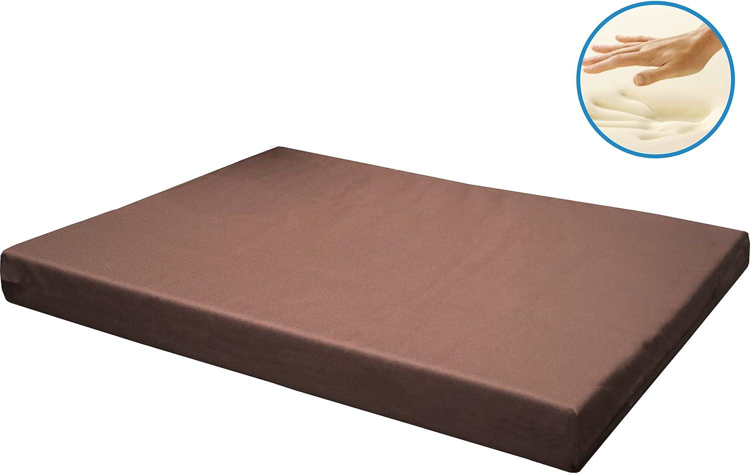 Large Space Gray Memory Foam Dog Bed with Waterproof Cover