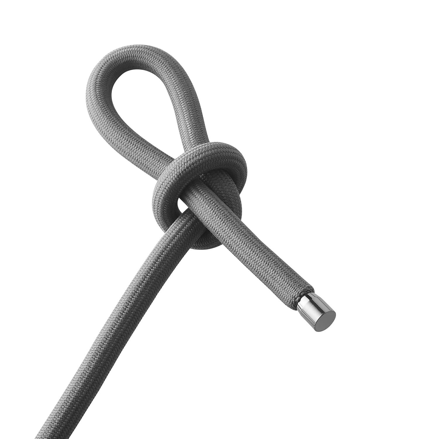 Modway Kaliah Outdoor Patio Aluminum Swing Chair in Light Gray White