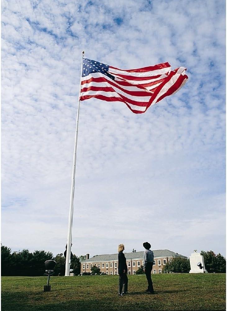 American Flag 8x12 ft. Tough-Tex the Strongest, Longest Lasting Flag , with Sewn Stripes, Embroidered Stars and Roped Heading.