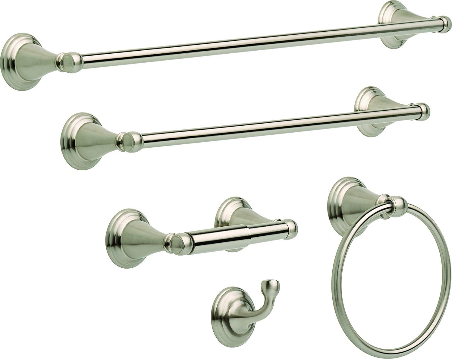 Windemere Wall Mount Round Closed Towel Ring Bath Hardware Accessory