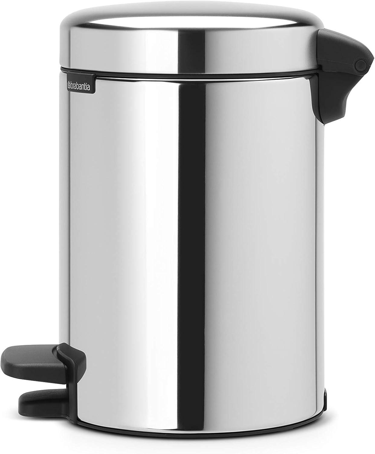 Brabantia NewIcon Step On Trash Can, 0.8 Gallon (3 Liter)