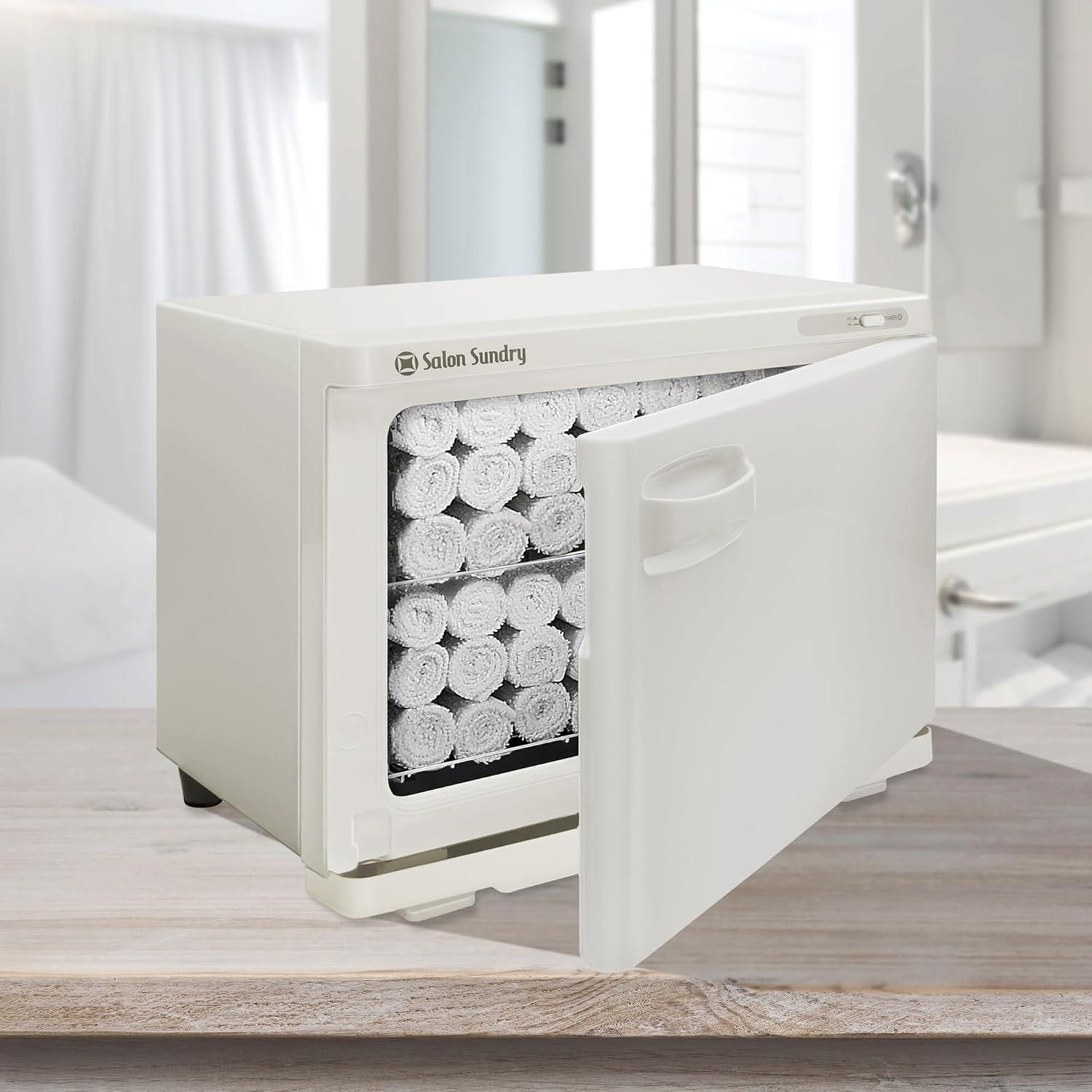 Salon Sundry SPA-CABI-507-WHT 2 in 1 Freestanding Electric Towel  Warmer